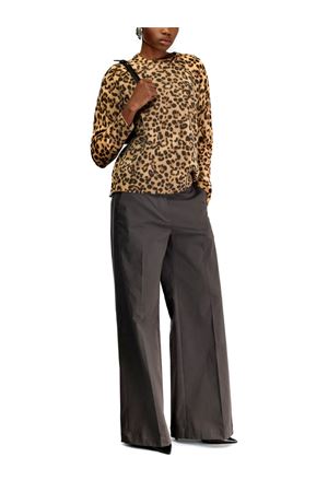 Printed leopard-print cashmere blend jumper SEMI COUTURE | Y5WD48MAC27